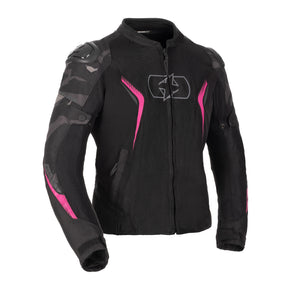 Oxford Omega 1.0 Air Ladies Motorcycle Mesh Jacket - Camo/Pink