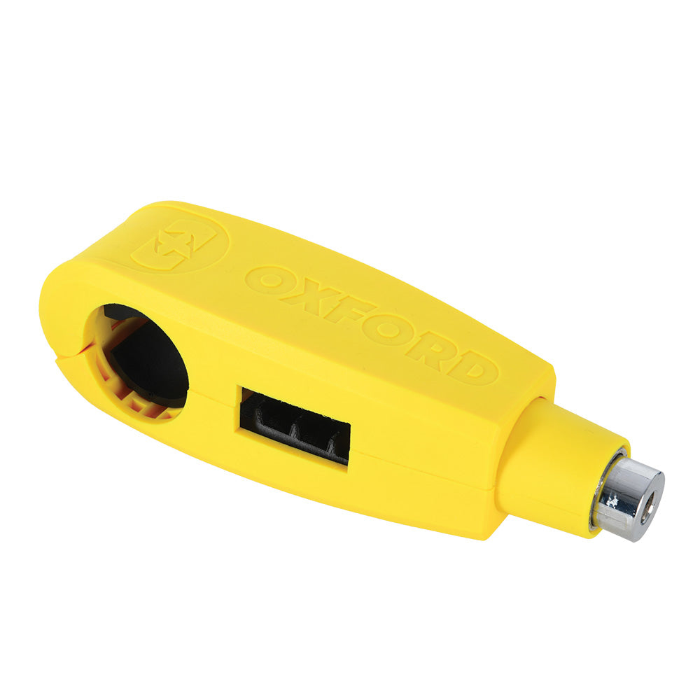 Oxford LK301 Motorcycle Throttle Brake Lever Lock Leverlock Yellow