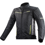 LS2 Shadow Men's Textile Jacket Black Titanium Hi-Vis Yellow