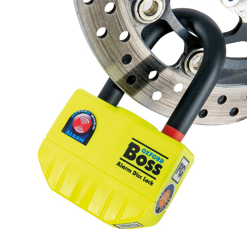 Oxford OF4 Big Boss Motorcycle 16mm Alarm Disc Lock