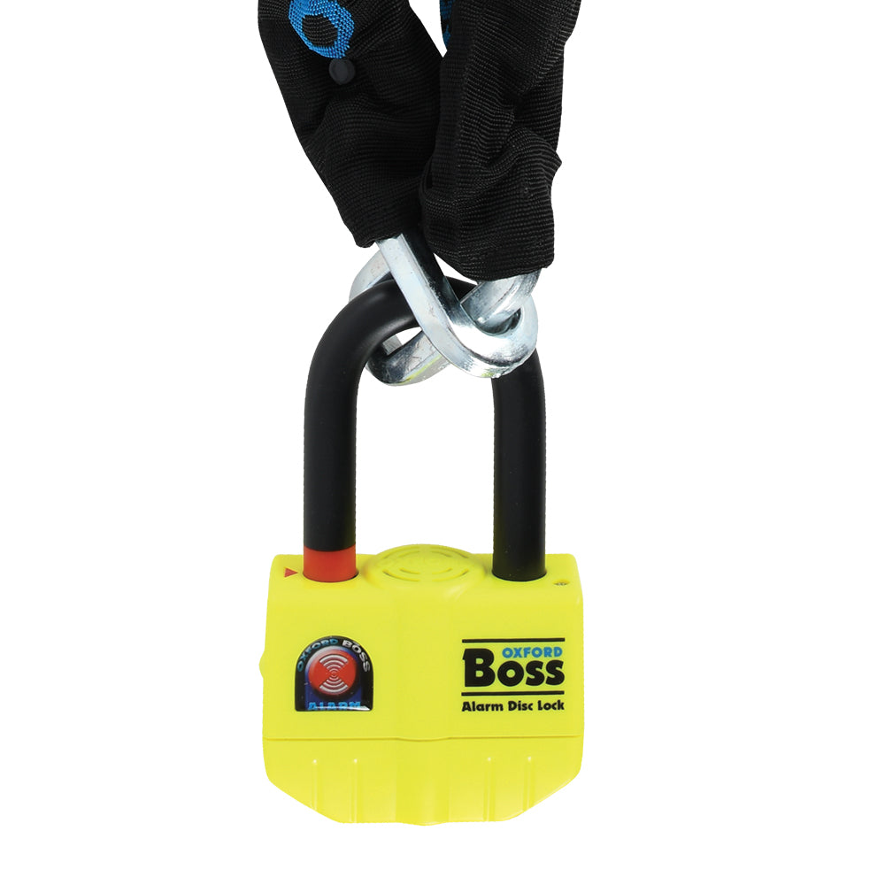 Oxford Boss Security Motorcycle Alarm 12mm Chain Lock