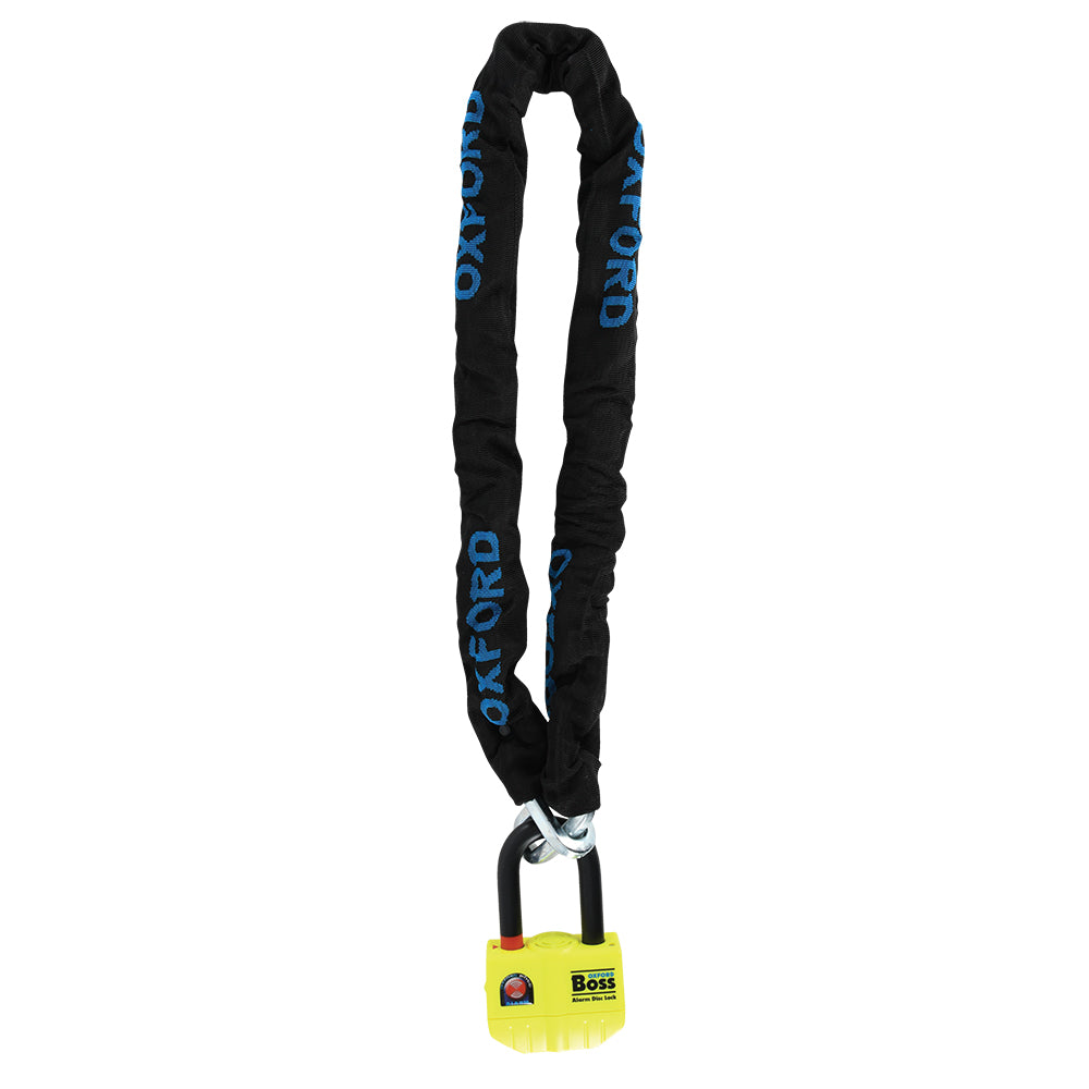 Oxford Boss Security Motorcycle Alarm 12mm Chain Lock
