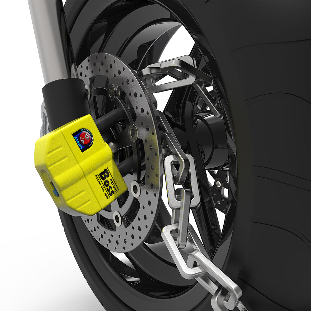 Oxford Boss Security Motorcycle Alarm 12mm Chain Lock