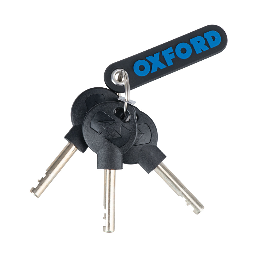 Oxford OF40 Patriot 14mm Motorcycle Pin Disc Lock Yellow