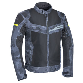 Oxford Dakar Dry2Dry Air Men's Motorcycle Armoured Jacket Grey Camo