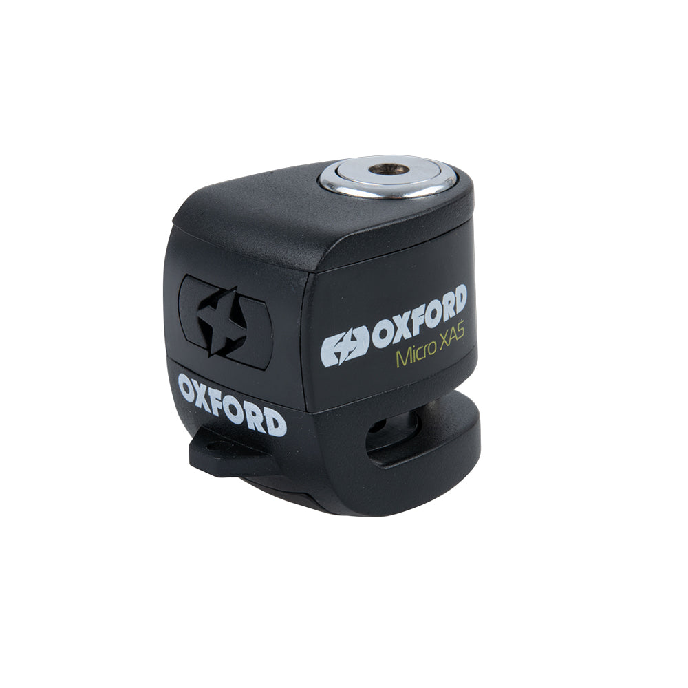 Oxford Micro XA5 Motorcycle Alarm Disc Lock Black Yellow