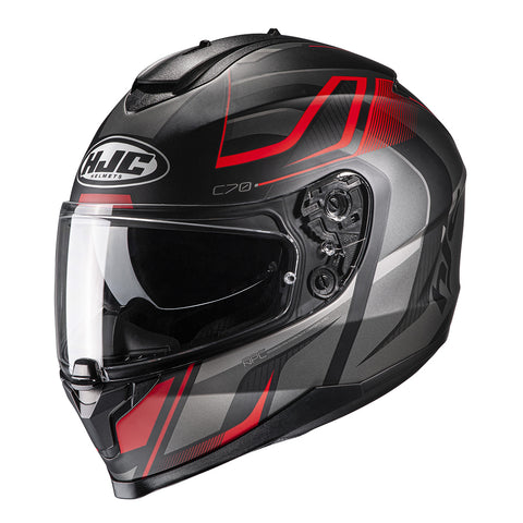 HJC C70 Lantic MC1SF Red Motorcycle Helmet