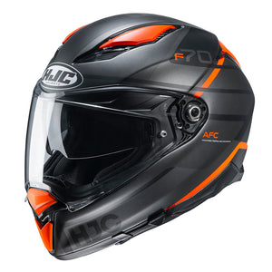 HJC F70 Tino MC7SF Orange Motorcycle Helmet