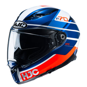 HJC F70 Tino MC21 Blue Red White Motorcycle Helmet