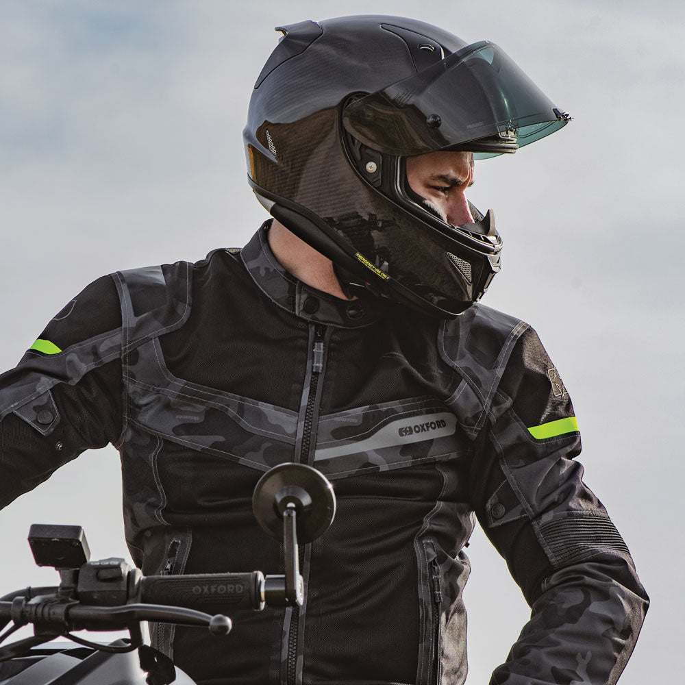 Oxford Dakar Dry2Dry Air Men's Motorcycle Armoured Jacket Grey Camo