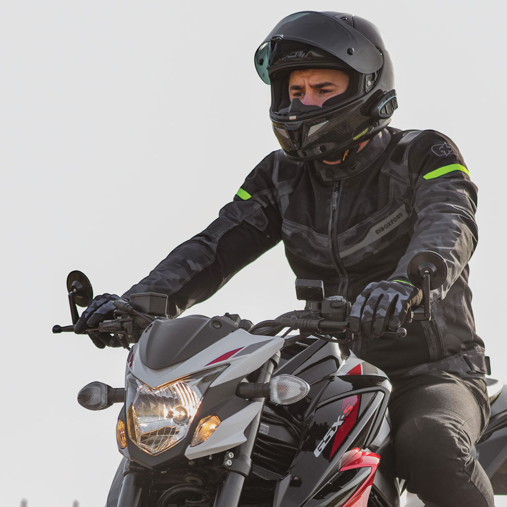 Oxford Dakar Dry2Dry Air Men's Motorcycle Armoured Jacket Grey Camo