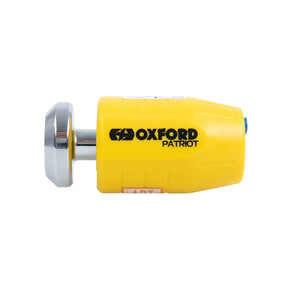 Oxford OF40 Patriot 14mm Motorcycle Pin Disc Lock Yellow