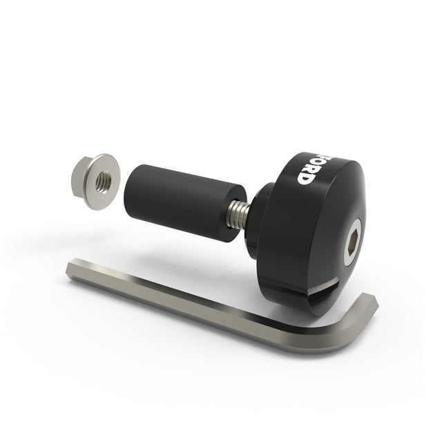GILERA NEXUS 250 Oxford OX593 Handlebar Bar Ends 1 Black