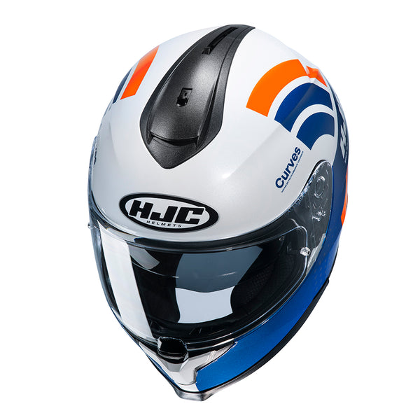 HJC C70 Curves MC27 White Red Blue Motorcycle Helmet