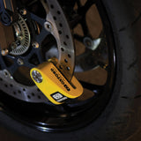 Oxford Alpha XA14 Motorcycle Alarm Disc Lock Black Yellow