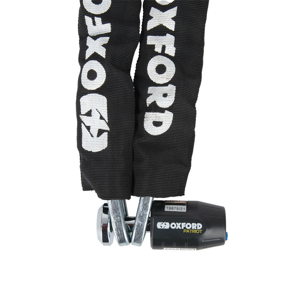 Oxford Patriot Motorcycle Security 12mm Chain Lock