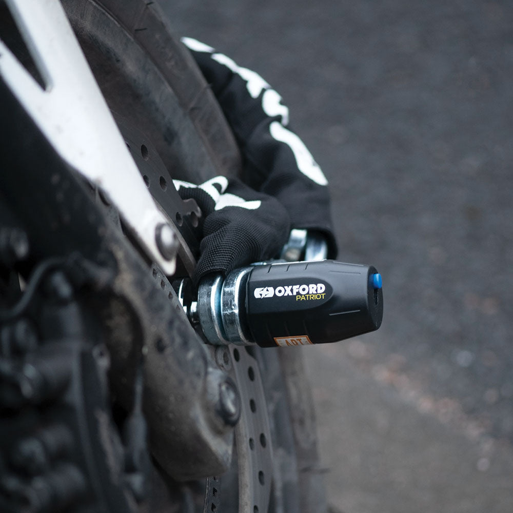 Oxford Patriot Motorcycle Security 12mm Chain Lock