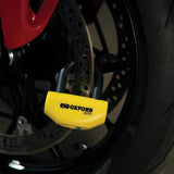 Oxford Boss OF39 12.7mm Motorcycle Disc Lock Yellow
