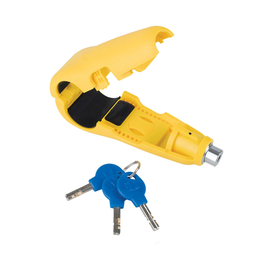 Oxford LK301 Motorcycle Throttle Brake Lever Lock Leverlock Yellow
