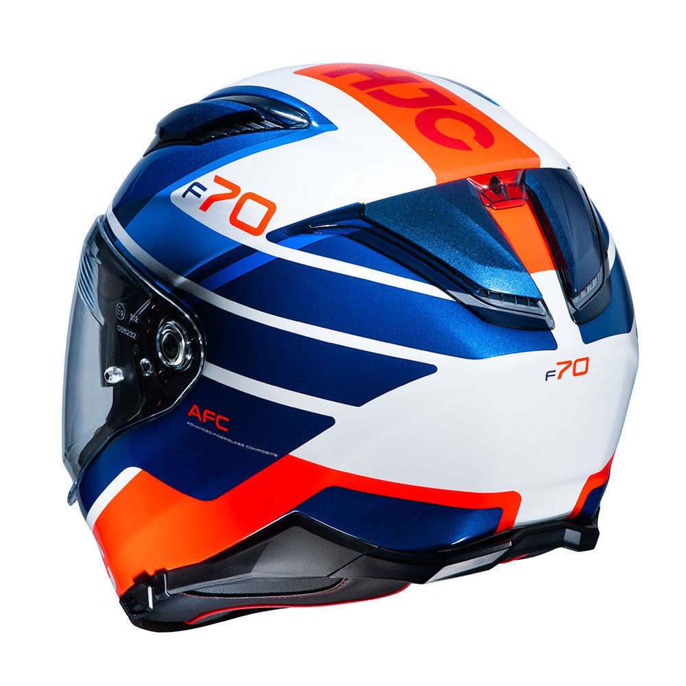 HJC F70 Tino MC21 Blue Red White Motorcycle Helmet