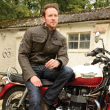 Oxford Hardy Wax Jacket Olive Green