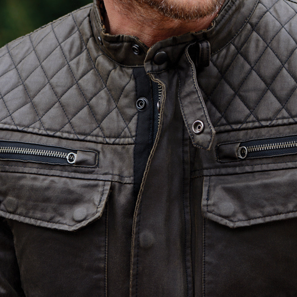 Oxford Hardy Wax Jacket Olive Green