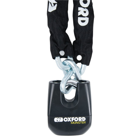 Oxford Monster 12mm Square Motorcycle Chain & Padlock