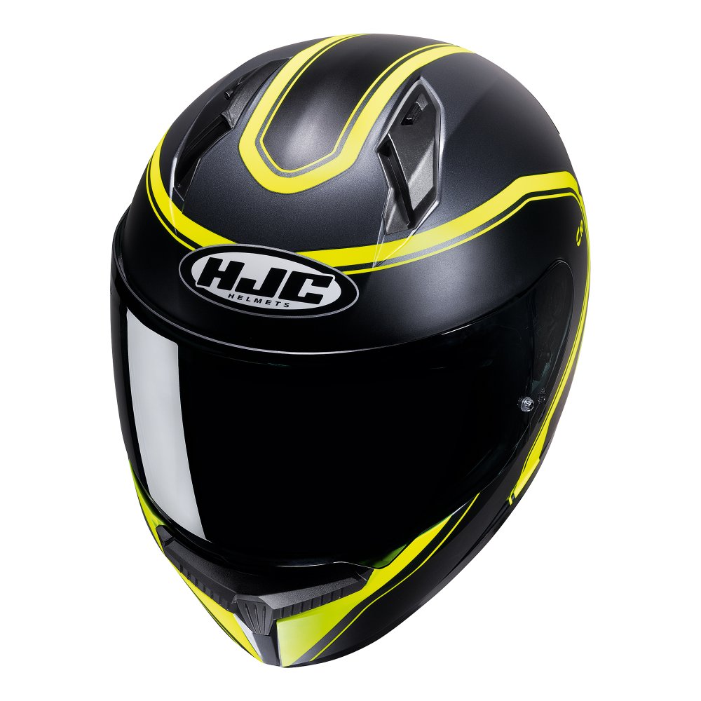 HJC C10 Elie MC3HSF Yellow Motorcycle Helmet