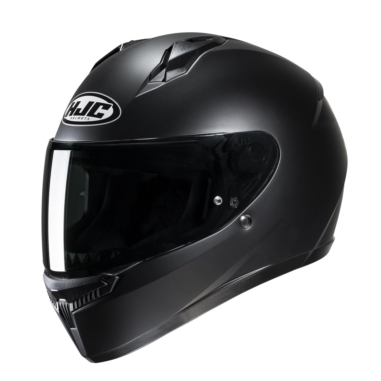 black friday motorcycle helmets uk HJC C10 Matt Black Motorcycle Helmet – Rider