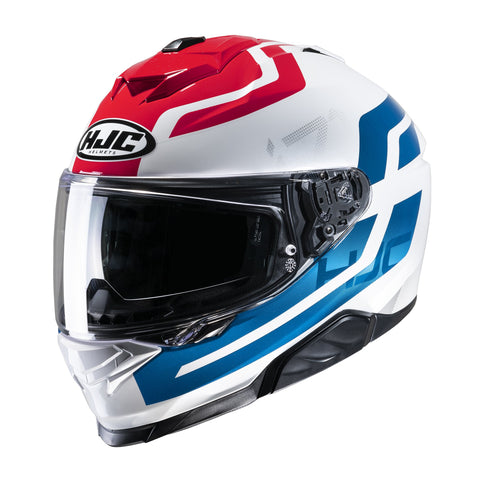 HJC I71 Enta MC21SF White Red Blue Motorcycle Helmet