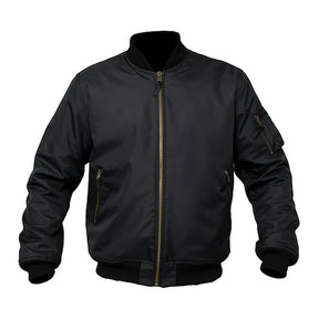 ARMR Bomber Aramid Motorcycle Jacket Waterproof Black