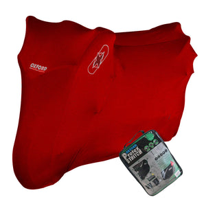 YAMAHA XVS650 DRAGSTAR CLASSIC Oxford Protex Stretch CV175 Water Resistant Motorbike Red Cover