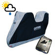 SYM Upto 750cc Oxford Aquatex Top Box CV203 Waterproof Motorbike Black & Silver Cover