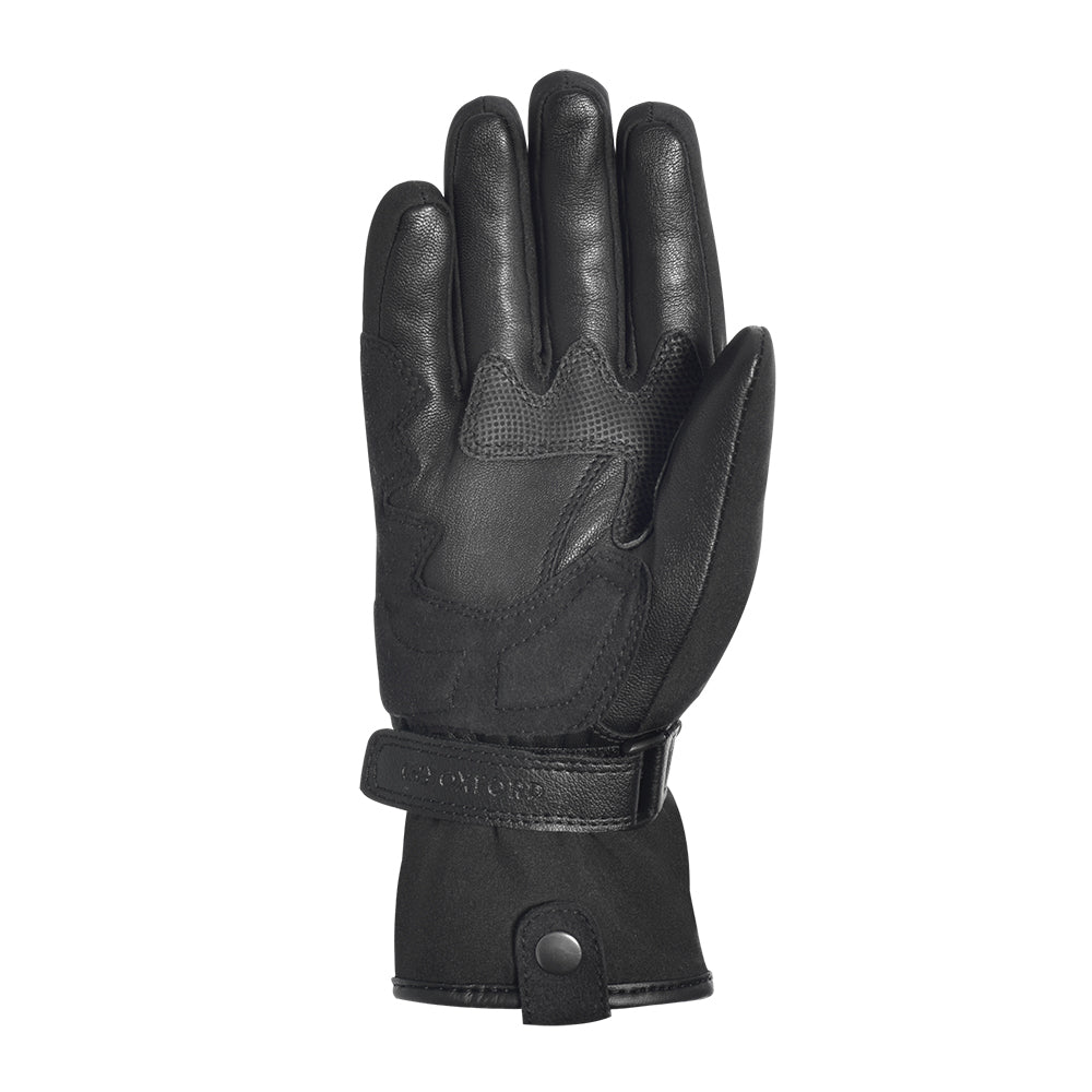 Oxford Calgary 1.0 Men's Gloves Stealth Black Leather