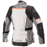 Alpinestars Stella Andes V3 Drystar Women's Jacket Ice Grey Dark Grey Black / Coral