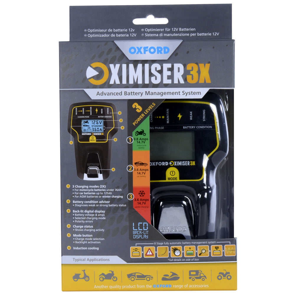 Derbi Senda 125 Sm Oxford Oximiser 3X Advanced Motorcycle Motorbike Car Battery Management System EL200