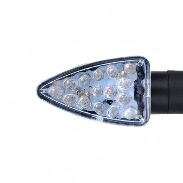 Victory Octane Oxford Arrow Mini LED Motorcycle Motorbike Indicators Long Stem Front Rear EL339