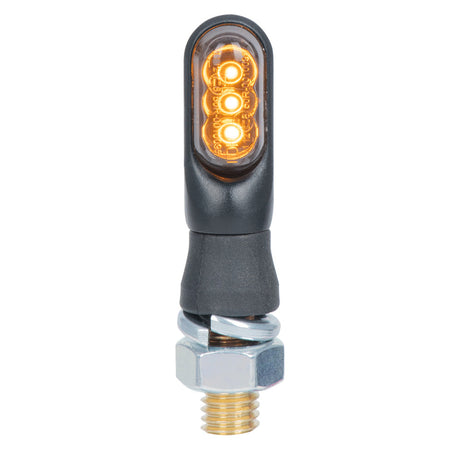 Zontes Phantom S250 Oxford Universal Atom Mini LED Motorcycle Motorbike Indicators E-Marked Smoked Pair EL350