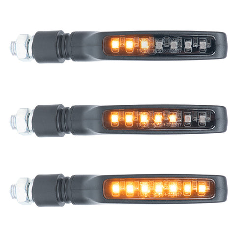 Zontes Upto 750Cc Oxford NightGlider Sequential LED Motorcycle Motorbike Indicators Front Or Rear EL361