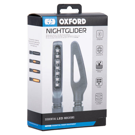 Ducati Scrambler 800 Oxford NightGlider Sequential LED Motorcycle Motorbike Indicators Front Or Rear EL361