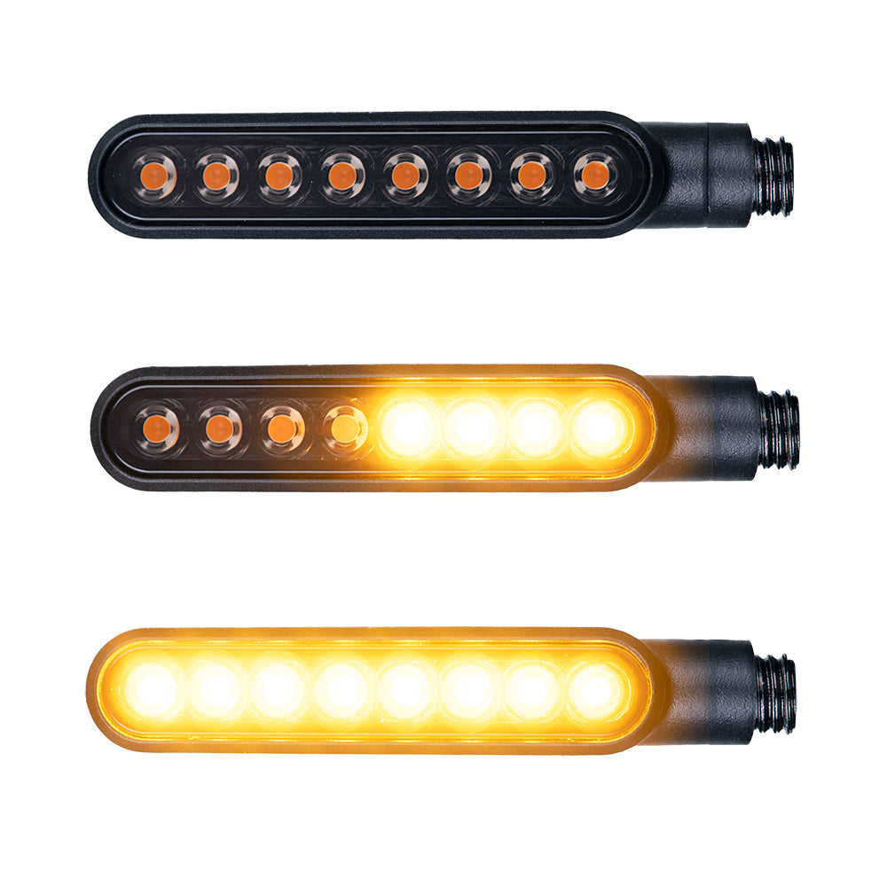 Triumph Street Triple R Oxford Nightfighter Sequential LED Motorcycle Motorbike Indicators Front Or Rear EL363