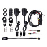 Honda Cr125 Motorcycle Motorbike Adventure Auxiliary DRL LED Lights Headlights Fits 22-28mm Bars EL380