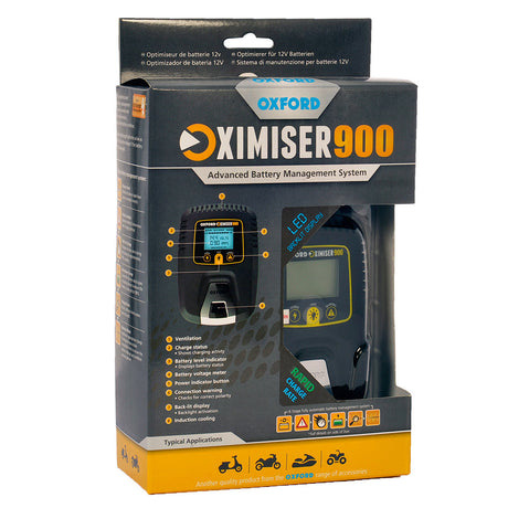 Sym Jet 125 Oxford 900 Oximiser UK Battery Charger Motorcycle Motorbike Optimiser EL570