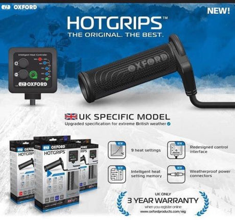 Yamaha Xj6 Oxford EL690UK Adventure Heated Grips Hotgrips Motorcycle Motorbike Bike UK Spec