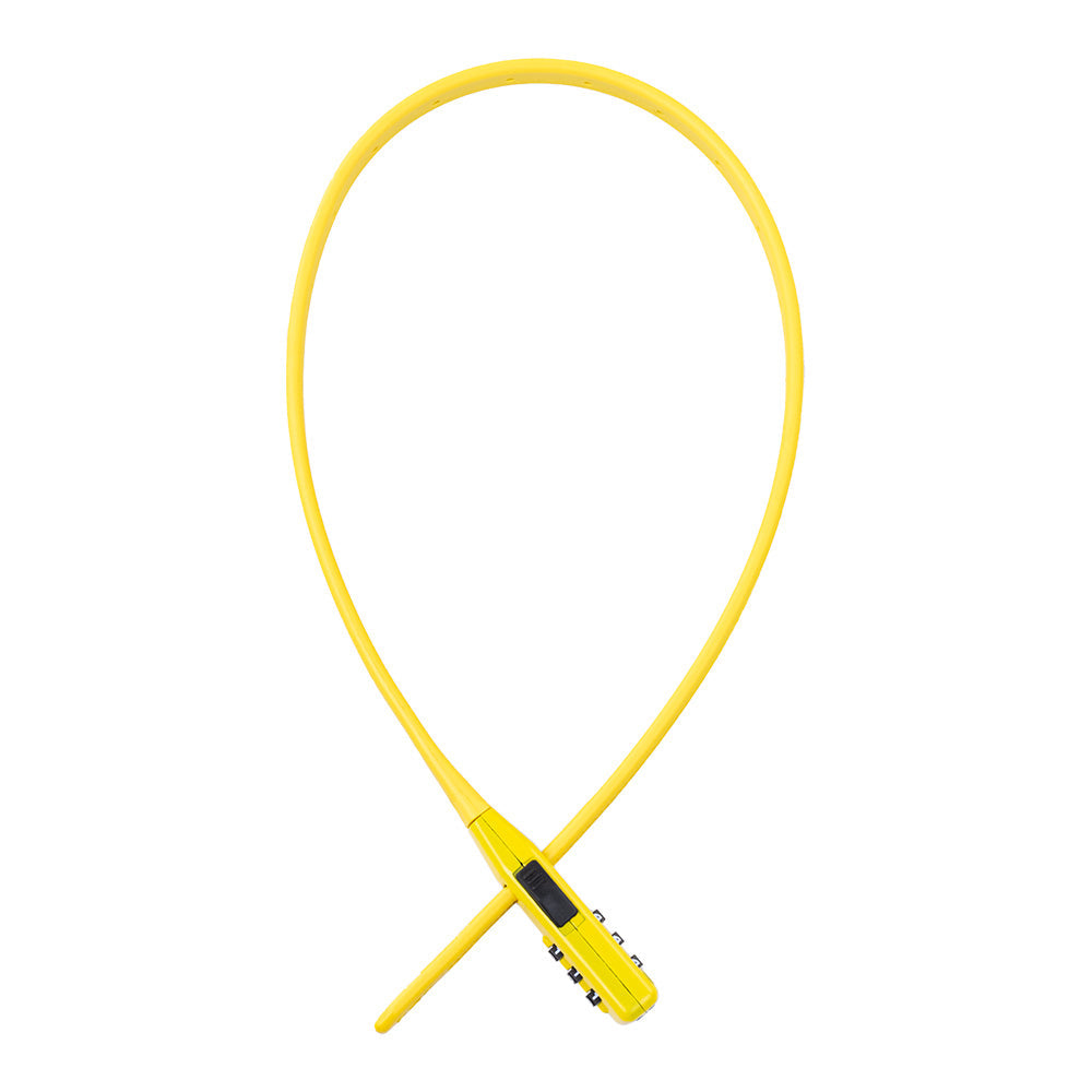 Oxford Combi Lightweight Motorcycle Motorbike Zip Combination Security Tie Lock Yellow LK151