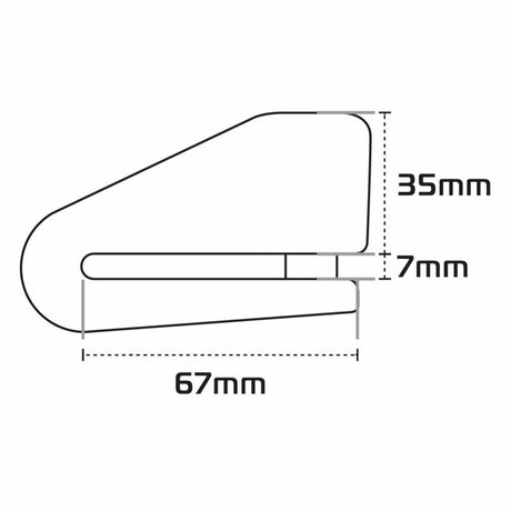 Honda Cb500F Oxford LK217 Alpha XA14 Motorcycle Alarm Motorbike Disc Lock Yellow