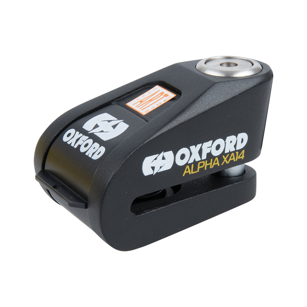 Suzuki Sv650 Oxford LK218 Alpha XA14 Motorcycle Alarm Motorbike Disc Lock Black