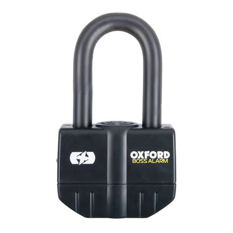 Honda C95 Oxford Boss LK484 Alarm 16mm Padlock Motorcycle Disc Lock 100db Black