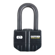 Gilera Nexus 250 Oxford Boss LK484 Alarm 16mm Padlock Motorcycle Disc Lock 100db Black