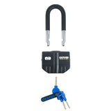 Yamaha R1 Sp Oxford Boss LK484 Alarm 16mm Padlock Motorcycle Disc Lock 100db Black